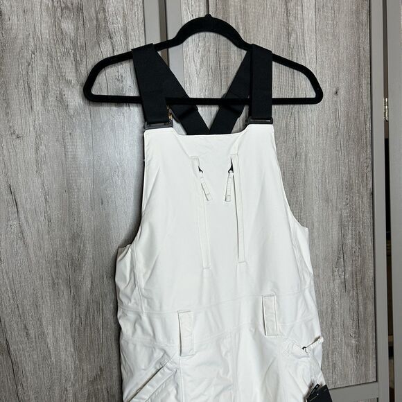 The North Face Freedom Bibs Medium White Dune Waterproof Size M NWT - Picture 5 of 15